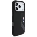 Etui BMW M Silicon Vertical Logo MagSafe do iPhone 17 Pro czarny