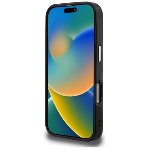 Etui Karl Lagerfeld IML Leopard Pattern MagSafe do iPhone 16 Pro czarny