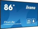 Monitor Iiyama 86-calowy model LH8664UHS-B2AG z HDMI i USB