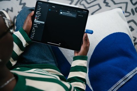 Verbatim USB flash disk, USB C, 64GB, Plectra, niebieski, 30232, USB C