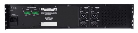 AUDAC CAP248 wzmacniacz audio 2.0 kan. Czarny