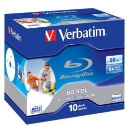 Verbatim BD-R, Dual Layer Printable, 50GB, jewel box, 43735, 6x, cena za 1 sztukę