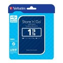 Verbatim zewnętrzny dysk twardy, Store ,n, Go, 2.5", USB 3.0 (3.2 Gen 1), 1TB, 53200, niebieski