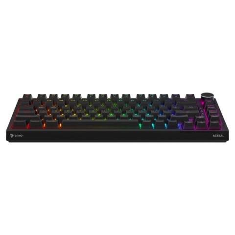 SAVIO KLAWIATURA MAGNETYCZNA ASTRAL BLACK OUTEMU WHITE JADE RGB