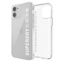 SuperDry Snap iPhone 12 mini Clear Case biały/white 42593