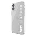 SuperDry Snap iPhone 12 mini Clear Case biały/white 42593