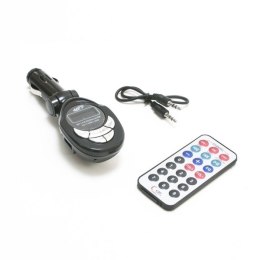 Transmiter FM + czytnik SD/MMC + pilot