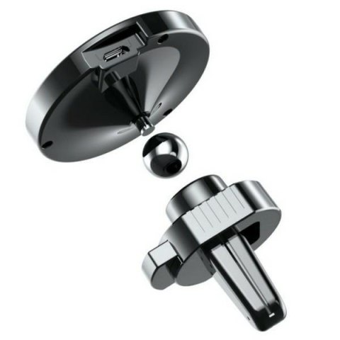 Uchwyt z Ładowarka indukcyjnym 10W NANO GLUE F606 montowany na kratkę wentylacyjną