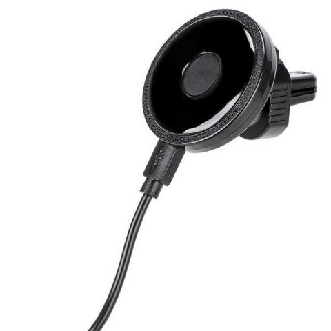 Uchwyt z Ładowarka indukcyjnym 10W NANO GLUE F606 montowany na kratkę wentylacyjną