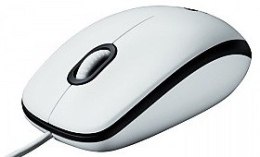 Mysz Przewodowa LOGITECH B100 OEM Biały