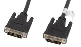 LANBERG CA-DVIS-10CC-0030-BK 3m /s1x DVI-D 1x DVI-D