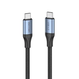Kabel USB-C do USB-C Vention USB 4.0 5A 40Gbps w oplocie 1m