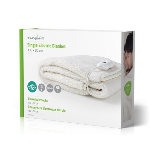 Koc elektryczny Nedis 150x80cm PEBL120CWT1