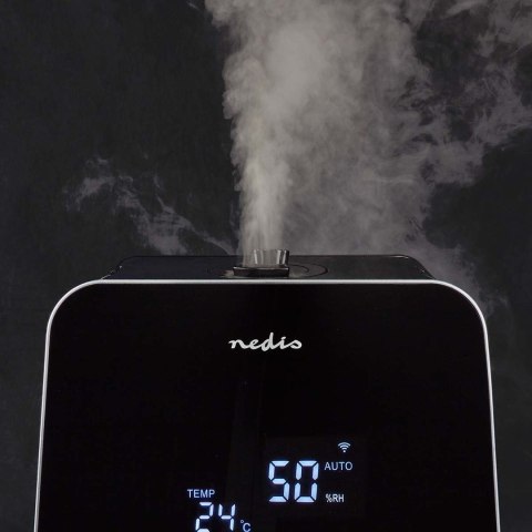 Nawilżacz ultradźwiękowy Nedis 5,5l SmartLife czarny