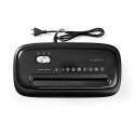 Niszczarka do papieru Nedis 12l DIN P-4 190W Czarna