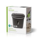 Niszczarka do papieru Nedis 12l DIN P-4 190W Czarna