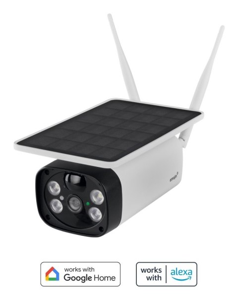 Bezprzewodowa kamera bezpieczeństwa OMAJIN OSC-01-EU solarna Biały, Czarny