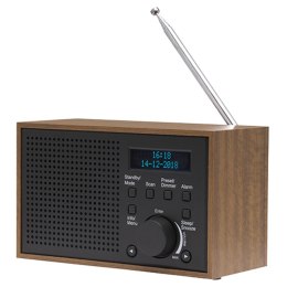 Radio Denver DAB-46DARK GREY Internet Analogowe i cyfrowe Czarny, Brązowy