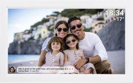 Denver PFF-1503 cyfrowa ramka na zdjęcia Biały 39,6 cm (15.6