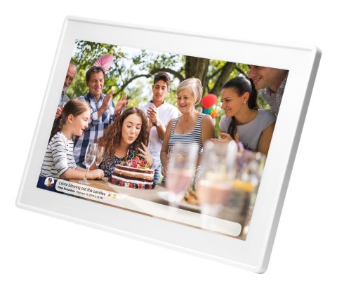 Denver PFF-1515W cyfrowa ramka na zdjęcia Biały 39,6 cm (15.6") Ekran dotykowy Wi-Fi