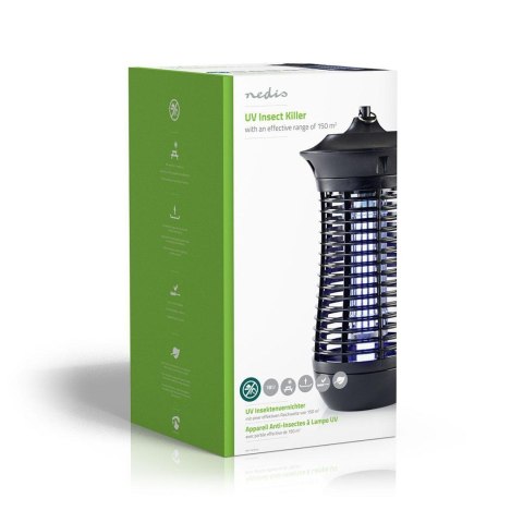 Lampa owadobójcza Nedis 18W 150 m2 czarna