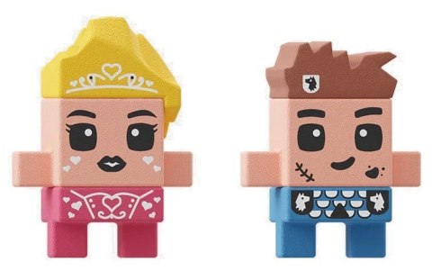 MARIOINEX Klocki Mini Waffle Princess Wieża Fantazji, 148 elementów