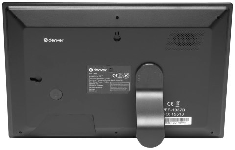 Denver PFF-1037B cyfrowa ramka na zdjęcia Czarny 25,6 cm (10.1") Ekran dotykowy Wi-Fi