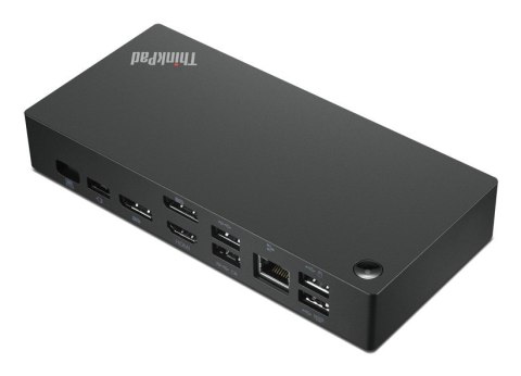 Lenovo Uniwersalna stacja dokująca ThinkPad USB-C UE Stacja dokująca Porty Ethernet LAN (RJ-45) 1 Ilość portów VGA (D-Sub) 1 Ilo