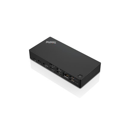 Lenovo Uniwersalna stacja dokująca ThinkPad USB-C UE Stacja dokująca Porty Ethernet LAN (RJ-45) 1 Ilość portów VGA (D-Sub) 1 Ilo