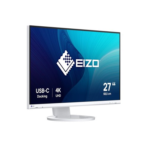 EIZO FlexScan EV2740S-WT - monitor LCD IPS 27", 4K UHD 3840 x 2160 (16:9), złącza USB-C (biały)