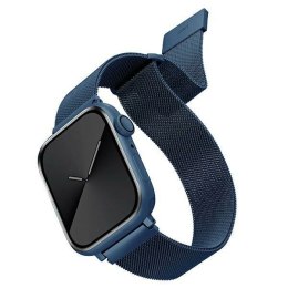 UNIQ pasek Dante Apple Watch Series 4/5/6/7/SE 38/40/41mm. Stainless Steel niebieski/cobalt blue