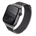 UNIQ pasek Dante Apple Watch Series 4/5/6/7/SE 40/41mm. Stainless Steel grafitowy/graphite