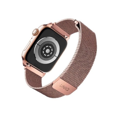 UNIQ pasek Dante Apple Watch Series 4/5/6/7/SE 40/41mm. Stainless Steel różwo-złoty/rose gold