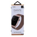 UNIQ pasek Dante Apple Watch Series 4/5/6/7/SE 40/41mm. Stainless Steel różwo-złoty/rose gold