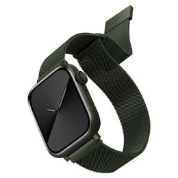 UNIQ pasek Dante Apple Watch Series 4/5/6/7/SE 42/44/45mm. Stainless Steel zielony/green