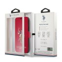 US Polo USFLBKP12SPUGFLRE iPhone 12 mini 5,4" czerwony/red book Polo Embroidery Collection