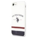 US Polo USHCI8PCSTRB iPhone 7/8/SE 2020 / SE 2022 biały/white Tricolor Pattern Collection