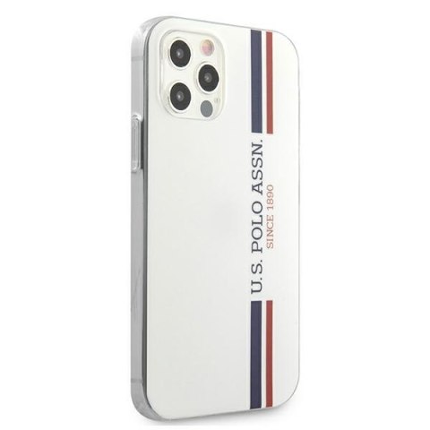 US Polo USHCP12LPCUSSWH iPhone 12 Pro Max 6,7" biały/white Tricolor Collection