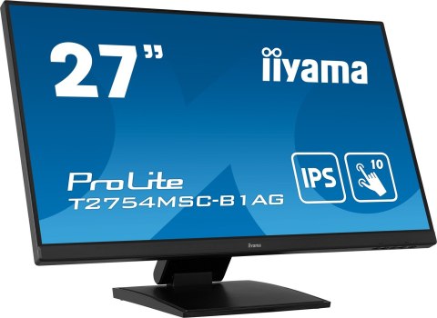 Iiyama ProLite T2754MSC-B1AG monitor komputerowy 68,6 cm (27") 1920 x 1080 px Full HD LED Ekran dotykowy Przeznaczony dla wielu 