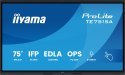 Monitor IIYAMA 189.3cm (75") TE7515A-B1AG 16:9 M-Touch 2xHDMI+2xUSB-C (Speditionsversand)