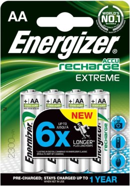 Baterie ENERGIZER Niklowo-metalowo-wodorkowa HR6 2300mAh 4 szt. 635730