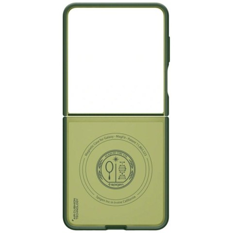 Etui Spigen Nano Pop Mag MagSafe do Samsung Galaxy Z Flip7 zielony