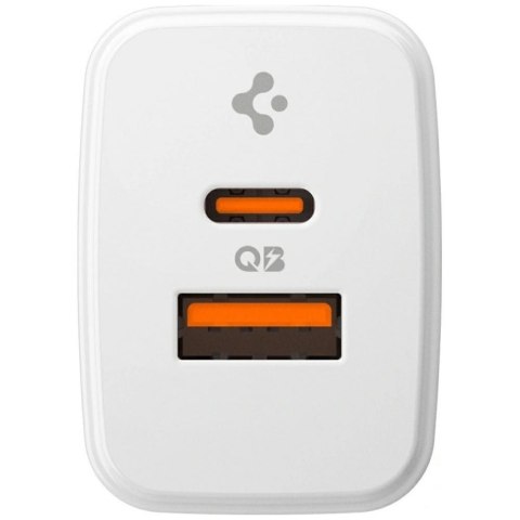 Ładowarka sieciowa Spigen Essential EE202EU 20W USB-C/USB-A biały