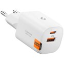 Ładowarka sieciowa Spigen Essential EE352EU 35W USB-C/USB-A biały