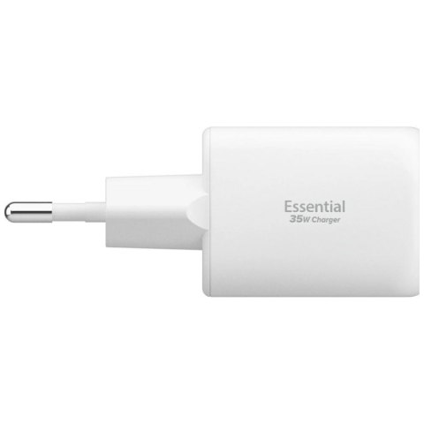 Ładowarka sieciowa Spigen Essential EE352EU 35W USB-C/USB-A biały