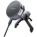 Uchwyt samochodowy do kratki wentylacyjnej Spigen Essential indukcyjny Qi2.2 25W MagSafe czarny