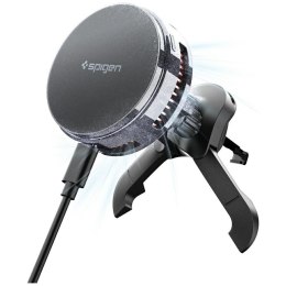 Uchwyt samochodowy do kratki wentylacyjnej Spigen Essential indukcyjny Qi2.2 25W MagSafe czarny