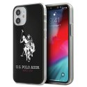 US Polo USHCP12STPUHRBK iPhone 12 mini 5,4" czarny/black Shiny Big Logo