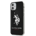 US Polo USHCP12STPUHRBK iPhone 12 mini 5,4" czarny/black Shiny Big Logo