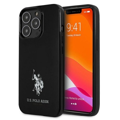 US Polo USHCP13XUMHK iPhone 13 Pro Max 6,7" czarny/black hardcase Horses Logo